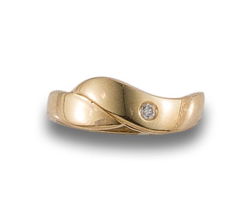 SORTIJA DE ORO CON DIAMANTE
