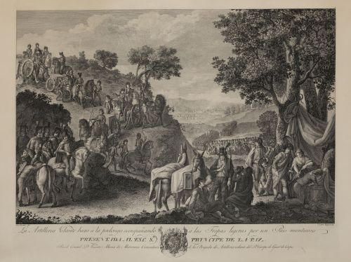 ANTONIO GUERRERO, "La artilleria volante baja a la prolonga