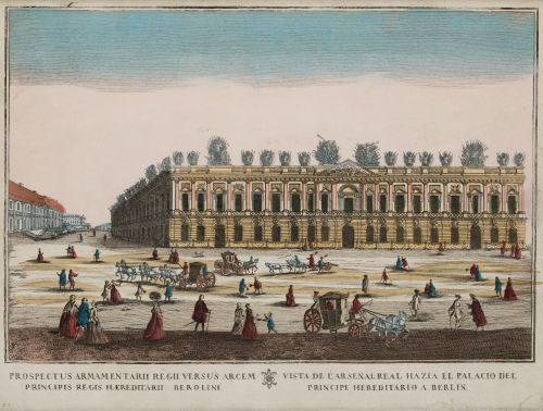 FAMILIA REMONDINI , "Vista óptica de Arsenal Real de Berlín
