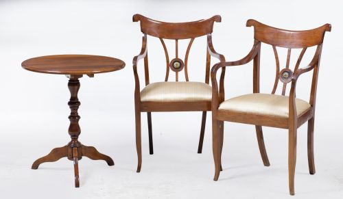 Pareja de sillas biedermeier, Austria, c. 1900