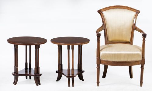 Silla de brazos regency, Inglaterra, S. XIX