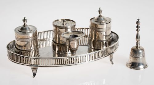 Escribanía en plata S.XIX