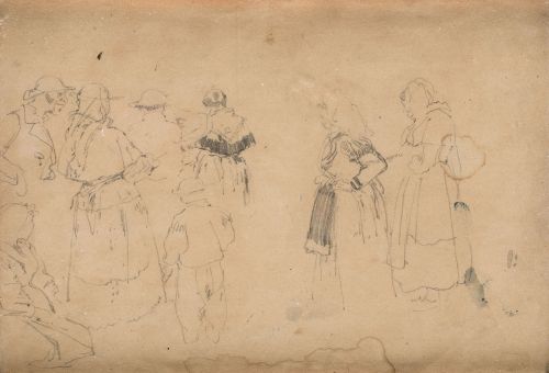 NESTOR MARTÍN-FERNANDEZ DE LA TORRE, "Apunte de personajes 