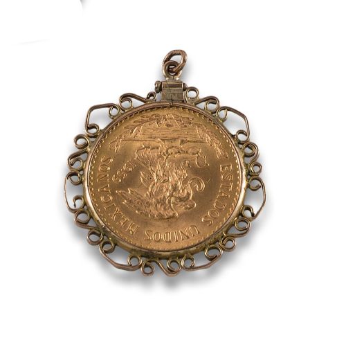COLGANTE MONEDA DE ORO 