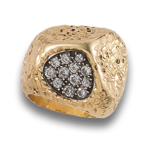 SORTIJA DE ORO Y DIAMANTES