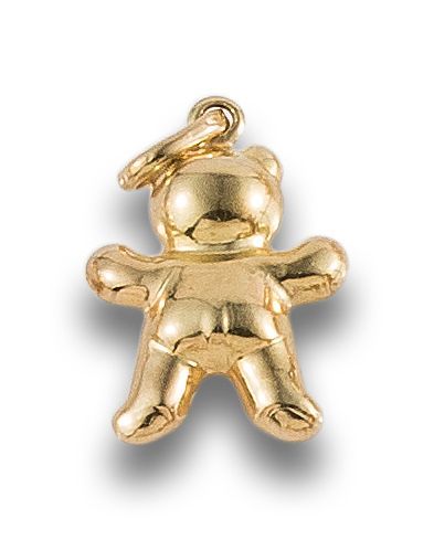 COLGANTE CON OSO DE ORO AMARILLO