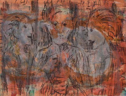 PEDRO GASTÓ VILANOVA, "Conversando", Óleo sobre lienzo