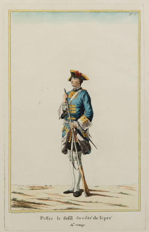PIERRE ANTOINE BAUDOIN, "L&#39;Exercice de l&#39;infanterie francoi