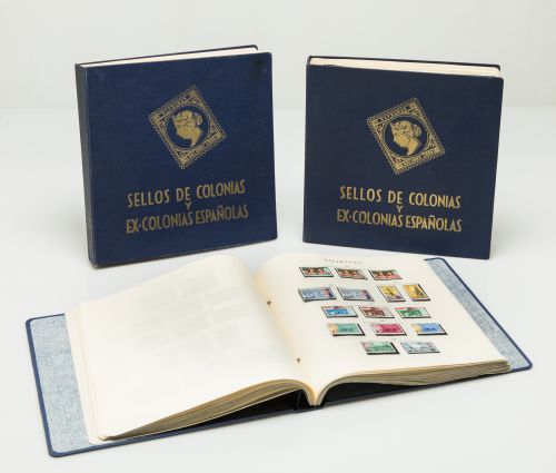 Colección de sellos, de diferentes antiguas colonias de Esp