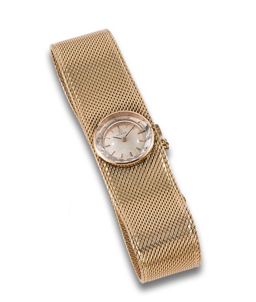 RELOJ DE PULSERA OMEGA DE ORO PARA SEÑORA.