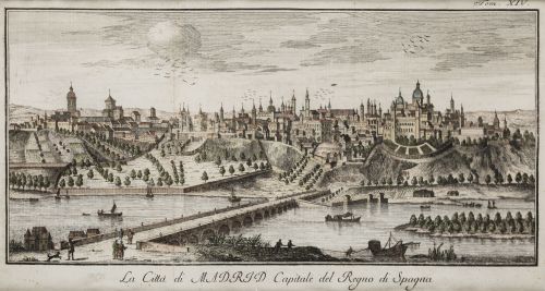 GIOVANNI BATTISTA ALBRIZZI, "Madrid. Vista desde el río Man