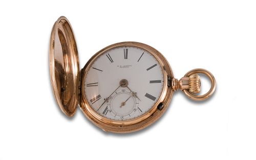 RELOJ SABONETA T.F COOPER DE ORO ROSA
