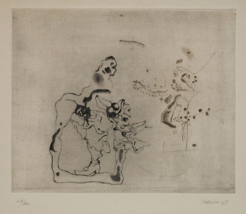 JORGE CASTILLO, "Sin título", 1988, Grabado