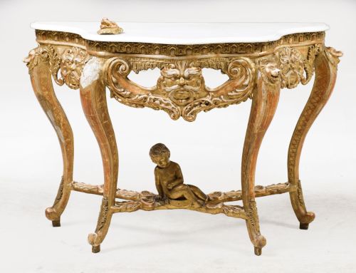 Baroque style console, Spain, 19th century