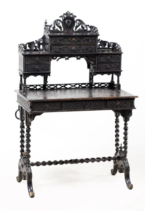 Escritorio de dama alfonsino, España, c. 1900