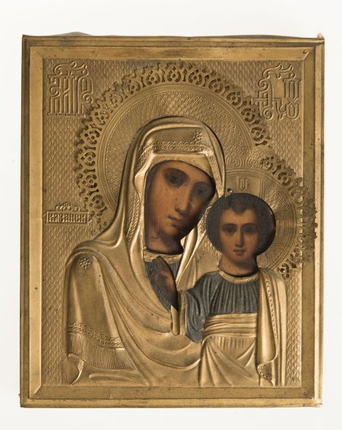 ESCUELA RUSA, RUSSIAN SCHOOL (19TH CENTURY) "Our Lady of Ka