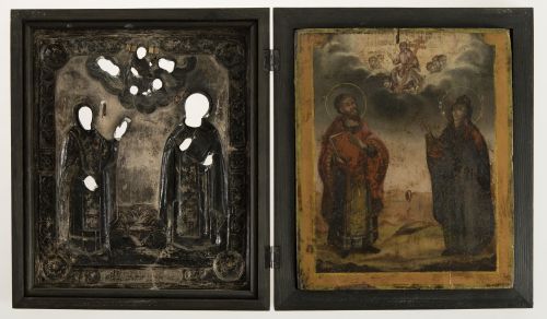 ESCUELA UCRANIANA, UKRAINIAN SCHOOL (Galitzia, c. 1820) "Sa