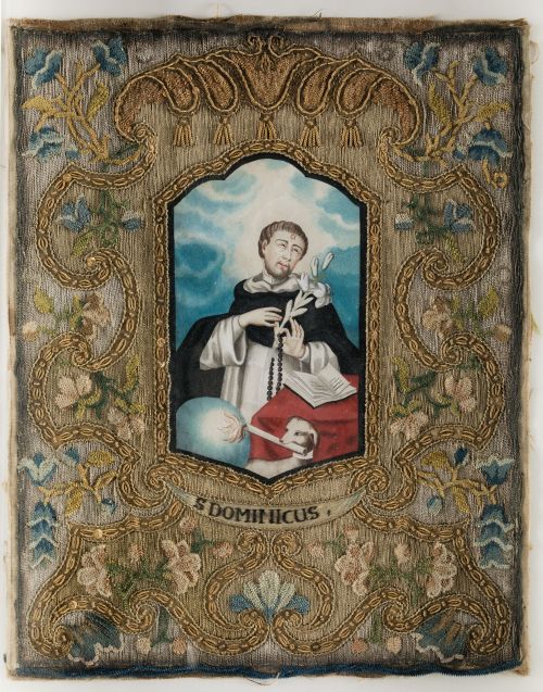 ESCUELA CENTROEUROPEA, "Santo Domingo de Guzmán", Gouache s