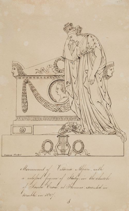 ALONZO EDWIN MADELEY, "Monumentos de Canova", 1842-1843, Do