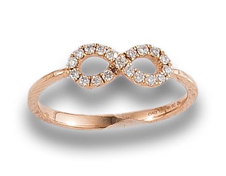 SORTIJA INFINITO ORO ROSA