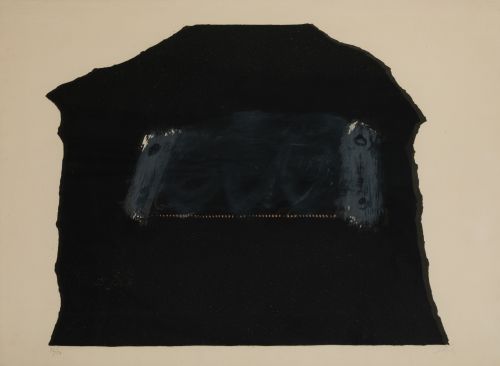 ANTONI TÀPIES, "Sin ttítulo", 1964, Litografía sobre papel 