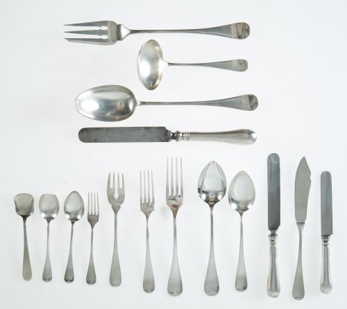 Cubertería de plata española, ley 916, S. XX