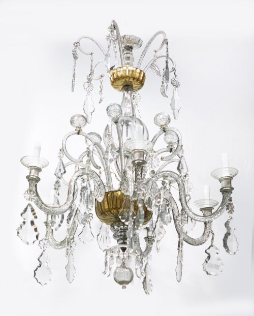 Lámpara de techo de estilo Carlos IV según modelos de La Gr