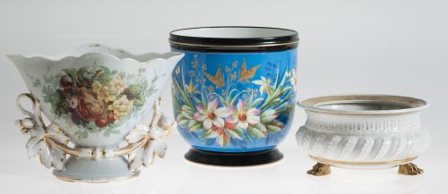 Jardinera de porcelana, Francia, c.1900