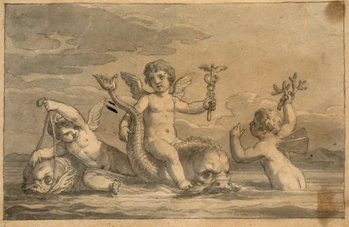 ATRIBUIDOS A BONAVENTURA  GENELLI, "Alegoría del Fuego" y "