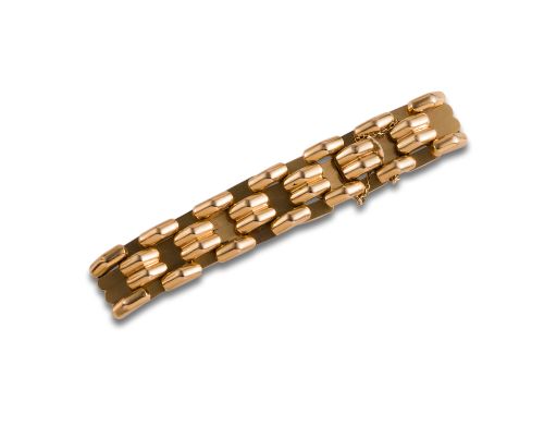 PULSERA ESTAMPADA DE ORO 