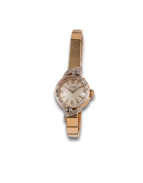 RELOJ LONGINES DE ORO Y DIAMANTES