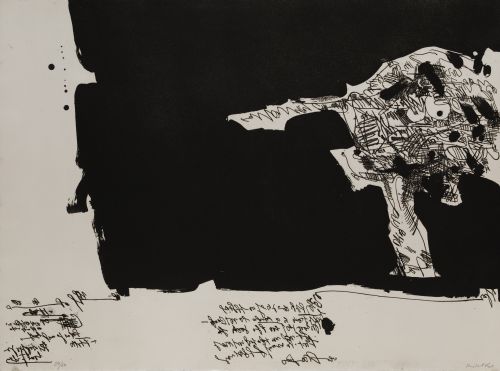 MANUEL MILLARES, "Antropofauna", 1970, Cinco grabados al ag