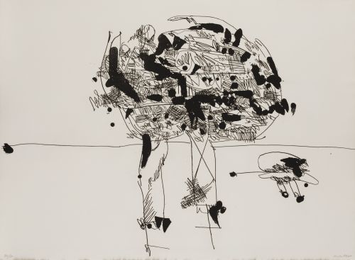 MANUEL MILLARES, "Antropofauna", 1970, Cinco grabados al ag