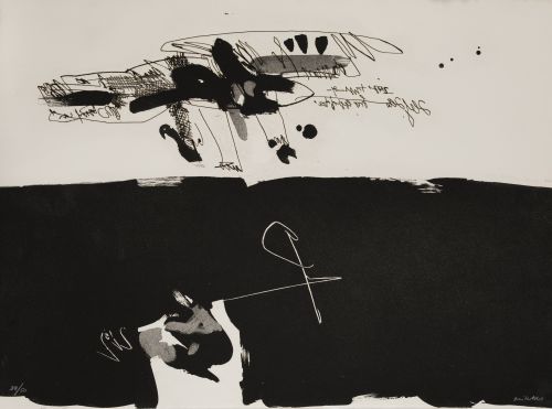 MANUEL MILLARES, "Antropofauna", 1970, Cinco grabados al ag