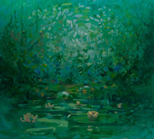 SANTI TENA, "El Recodo", 2002, Óleo sobre lienzo