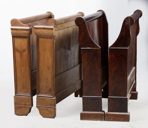 Pareja de cabeceros a partir de un acama de arrimo, Francia