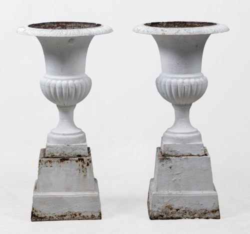 Pair of Medici-style goblets, 20th century