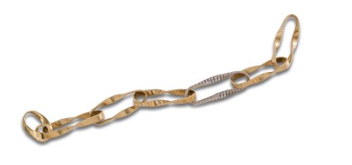 PULSERA DE ORO Y DIAMANTES.