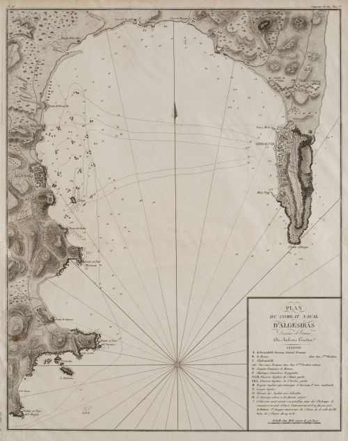 AMBROISE TARDIEU, "Gibraltar", Grabado