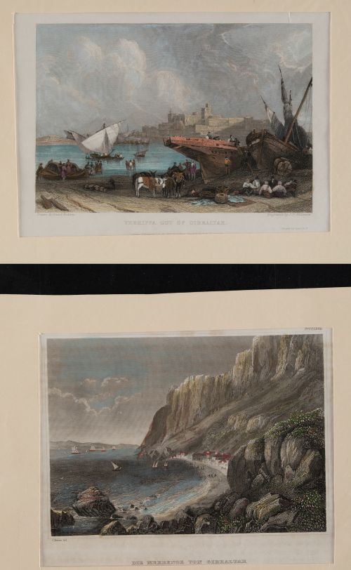 DAVID ROBERTS, CARL REISS(Act. c. 1850)"Gibraltar", Par