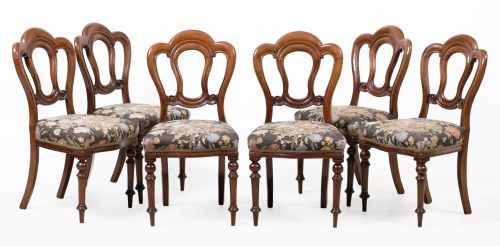 Seis sillas de estilo William IV, S. XX