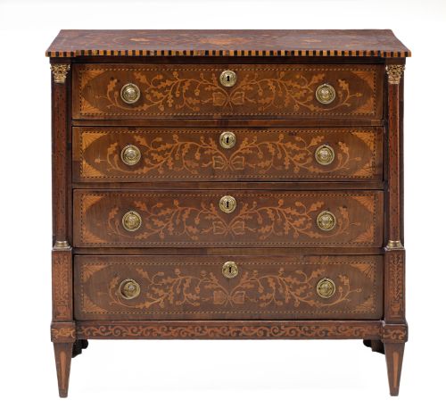 Cómoda holandesa de estilo Imperio, S. XIX