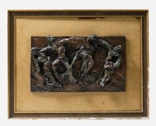 ESCUELA ESPAÑOLA, SPANISH SCHOOL (20TH CENTURY) "Figures"