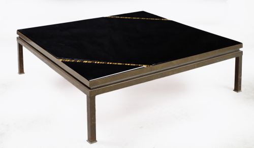 Mesa de café siguiendo modelos italianos, años 70