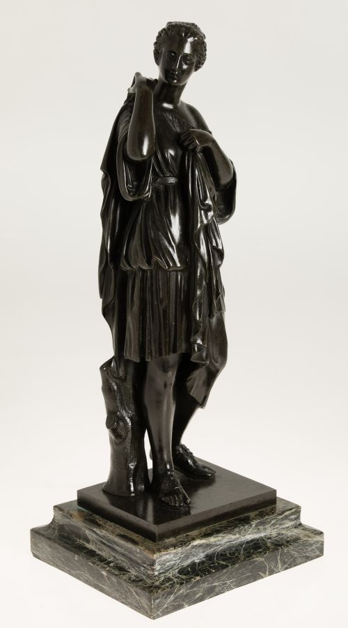 "Diana de Gabii" escultura de bronce patinado, S.XX