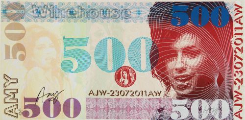 RODOLFO LLOPIZ, "500 cho ku rei Amy Winehouse", Serigrafía 