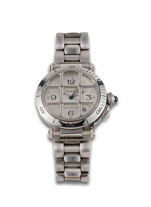 RELOJ CARTIER PASHA DE ACERO INOXIDABLE