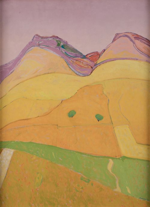 MANUEL  MARTOS, "Paisaje", 1977, Óleo sobre lienzo