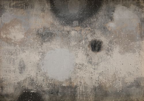 LUIS  FEITO, "Composición", 1957, Óleo sobre lienzo