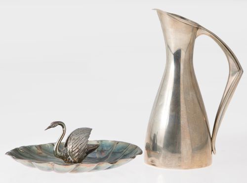 Jarra de plata española ley 916, S. XX